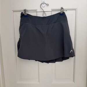 Gray HEAD tennis skirt